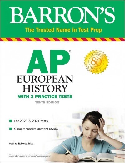 AP European History: With 2 Practice Tests (Paperback, 10)