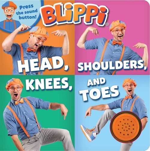 Blippi: Head, Shoulders, Knees, and Toes (Board Books)