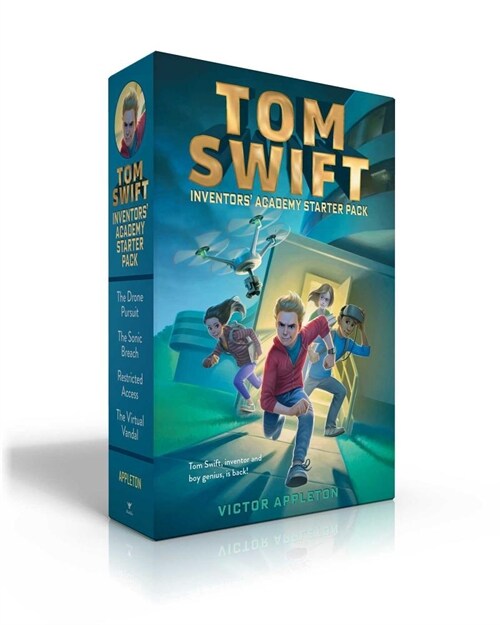 Tom Swift Inventors Academy Starter Pack (Boxed Set): The Drone Pursuit; The Sonic Breach; Restricted Access; The Virtual Vandal (Boxed Set)