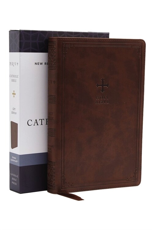 Nrsv, Catholic Bible, Gift Edition, Leathersoft, Brown, Comfort Print: Holy Bible (Imitation Leather)