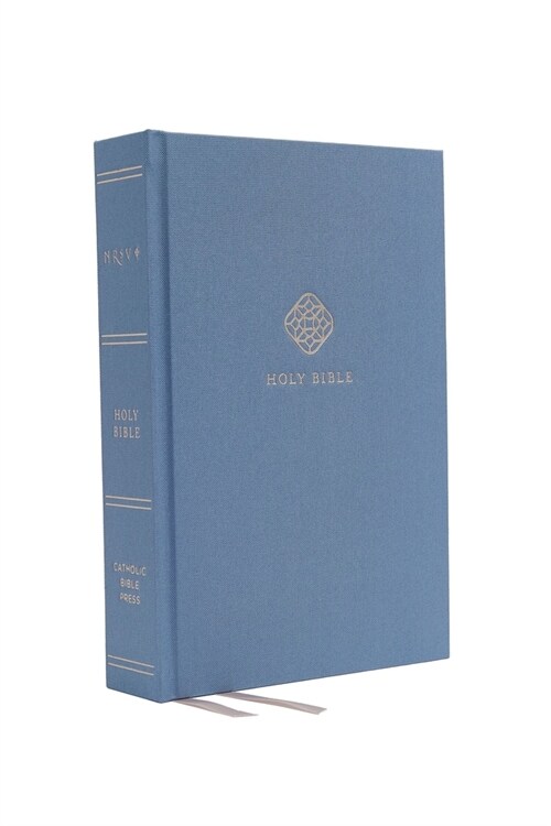 Nrsv, Catholic Bible, Journal Edition, Cloth Over Board, Blue, Comfort Print: Holy Bible (Hardcover)