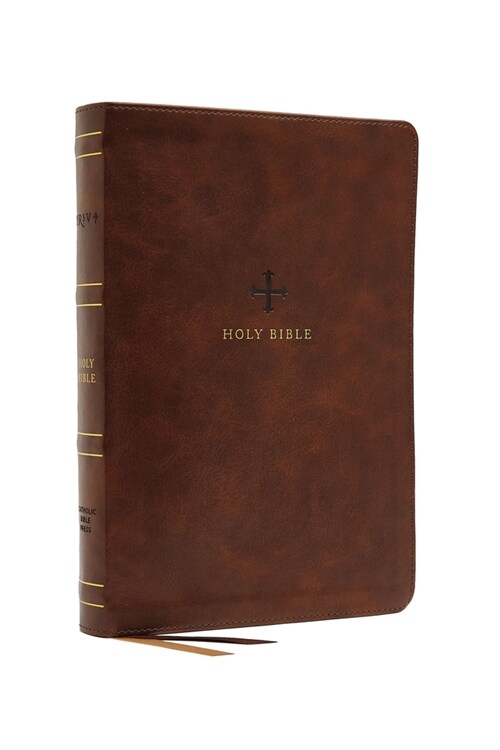 Nrsv, Catholic Bible, Standard Large Print, Leathersoft, Brown, Comfort Print: Holy Bible (Imitation Leather)