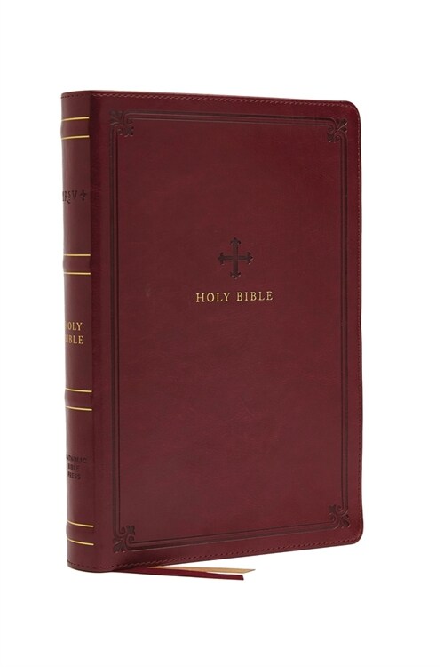 Nrsv, Catholic Bible, Standard Large Print, Leathersoft, Red, Comfort Print: Holy Bible (Imitation Leather)