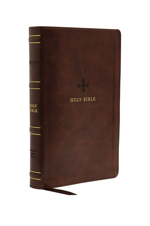 Nrsv, Catholic Bible, Standard Personal Size, Leathersoft, Brown, Comfort Print: Holy Bible (Imitation Leather)