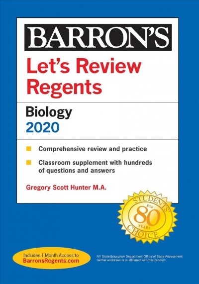 Lets Review Regents: Living Environment 2020 (Paperback)