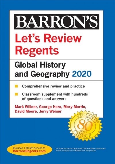 Lets Review Regents: Global History and Geography 2020 (Paperback)