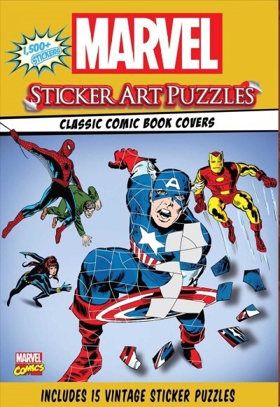 Marvel Sticker Art Puzzles (Paperback)