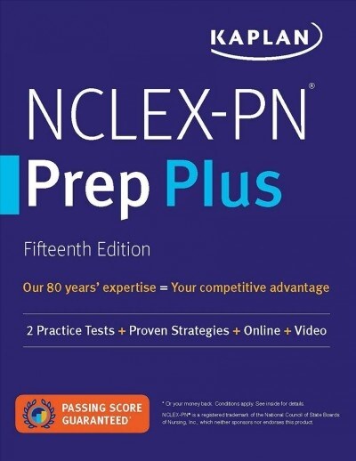 Nclex-PN Prep Plus: 2 Practice Tests + Proven Strategies + Online + Video (Paperback, 15)