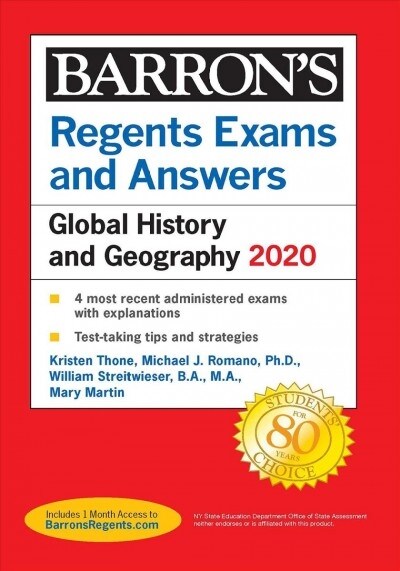 Regents Exams and Answers: Global History and Geography 2020 (Paperback)