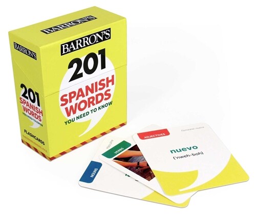 201 Spanish Words You Need to Know Flashcards (Other)
