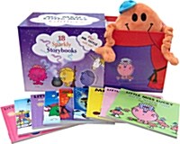 Mr.Men & Little Miss Glitter Drawer Box SET (18 Books + Mr. Tickle Plush Toy) (Paperback)