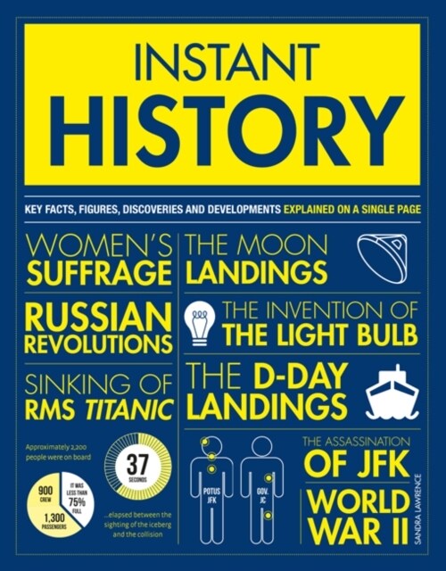 Instant History : Key thinkers, theories, discoveries and concepts explained on a single page (Paperback)