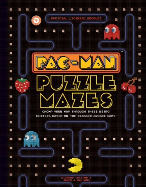 PAC-MAN Puzzle Mazes : Chomp your way through these retro puzzles based on the classic arcade game (Paperback)