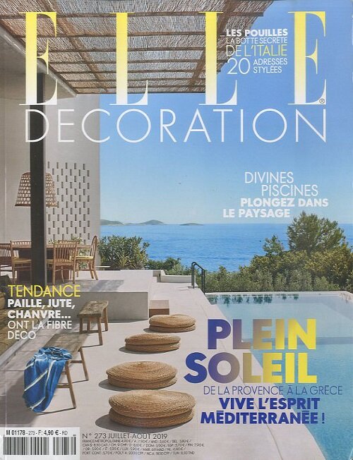 Elle Decoration (월간 프랑스판): 2019년 07/08월호