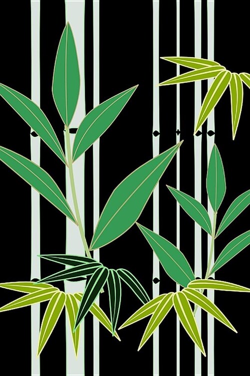 Japanese Bamboo Illustration Journal: 150 Page Lined Notebook/Diary (Paperback)