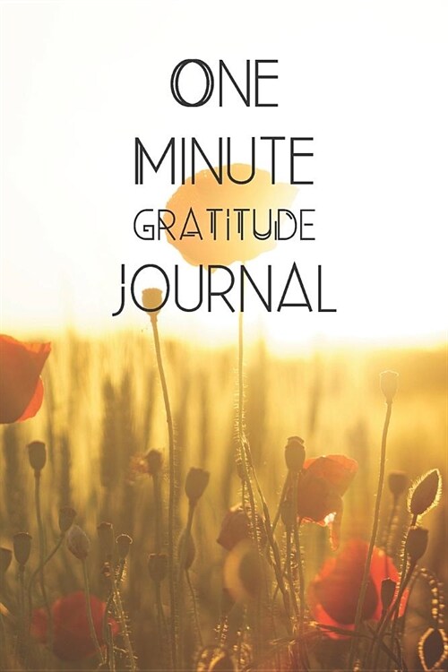 One Minute Gratitude Journal: Every Day Gratitude Journal Notebook Positivity Diary for a Happier You in Just one Minutes a Day Perfect Gift 120 pag (Paperback)