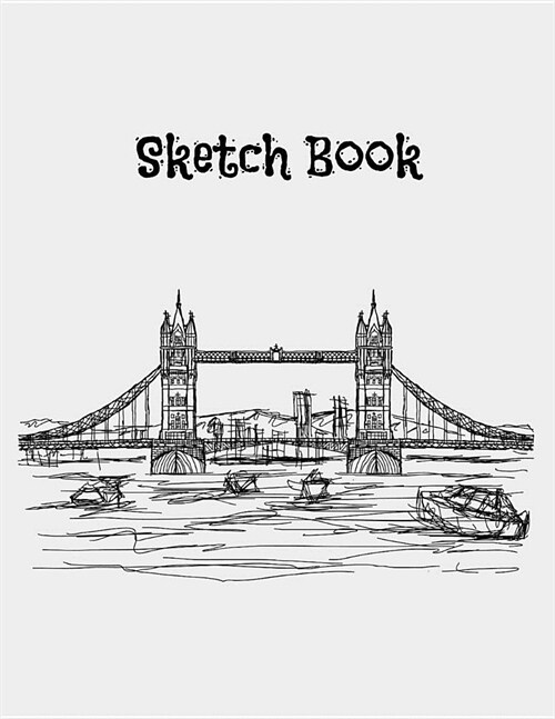 Sketch Book: Large blank journal sketch pad for boys and girls, kids, teens and also for adult artists (Paperback)