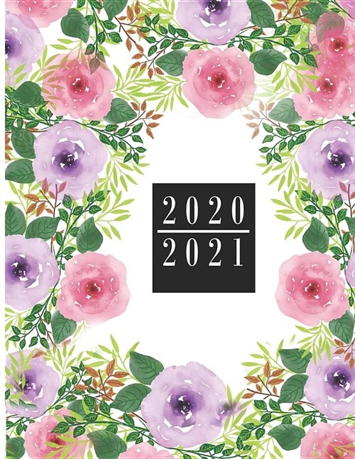 2020-2021: 2-year Planner 24-Monthly Calendar Schedule with Inspirational Quotes Lined and Bullet Journal to write Unique Customi (Paperback)