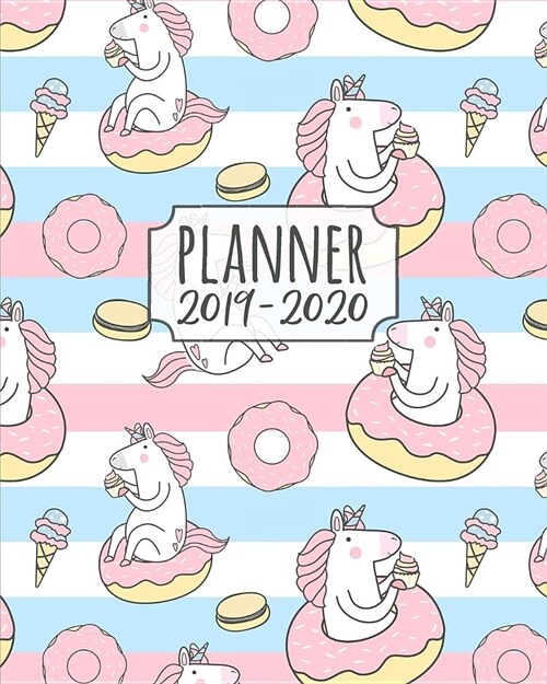 Planner 2019-2020: 18 Month Academic Planner. Monthly and Weekly Calendars, Daily Schedule, Important Dates, Mood Tracker, Goals and Thou (Paperback)