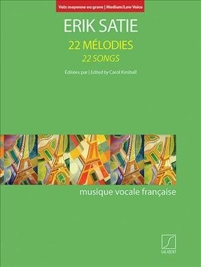 22 Songs: For Medium-Low Voice and Piano (Paperback)