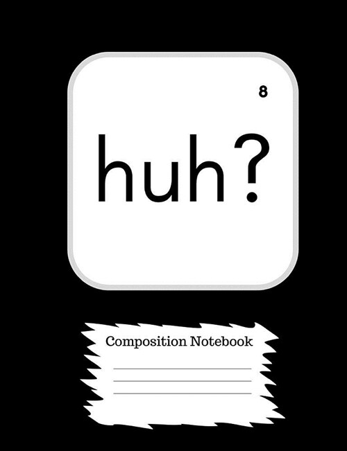 Composition Notebook: Funny Chemistry College Lined Notebook for Back to School, Middle, High School, Secondary Kids, (7.44x9.69 Inches, 100 (Paperback)