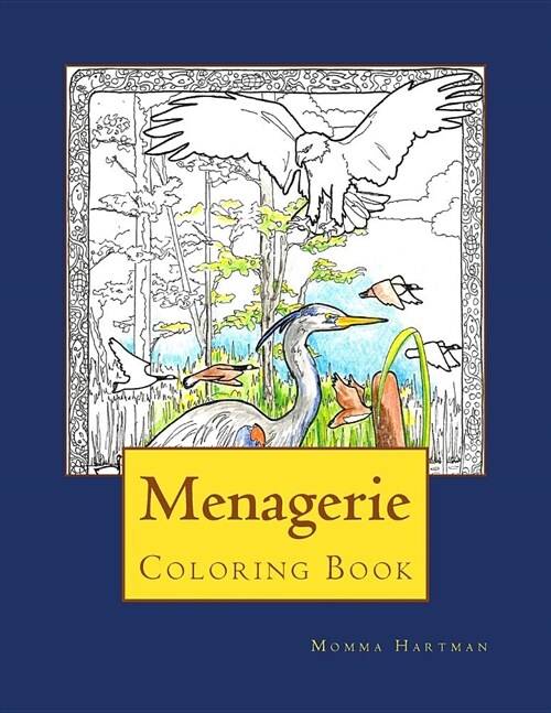 Menagerie: Coloring Book (Paperback)