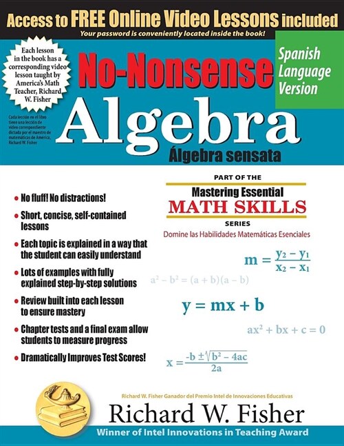 No-Nonsense Algebra, Spanish Language Version (Paperback)
