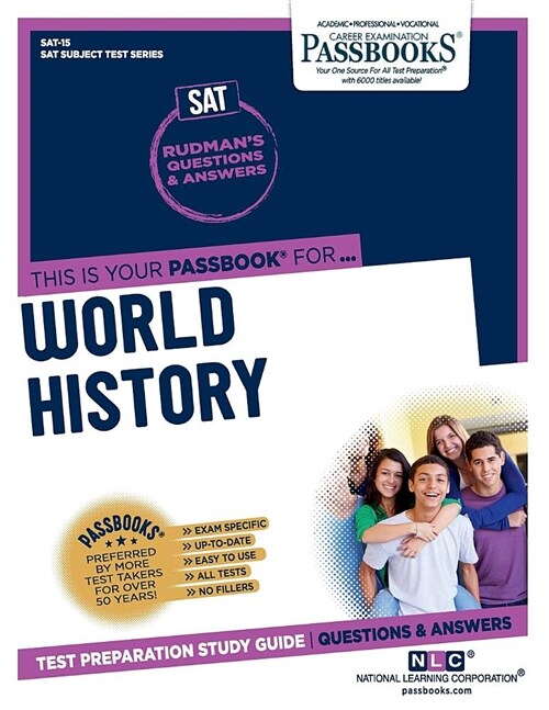 World History (Sat-15): Passbooks Study Guide Volume 15 (Paperback)