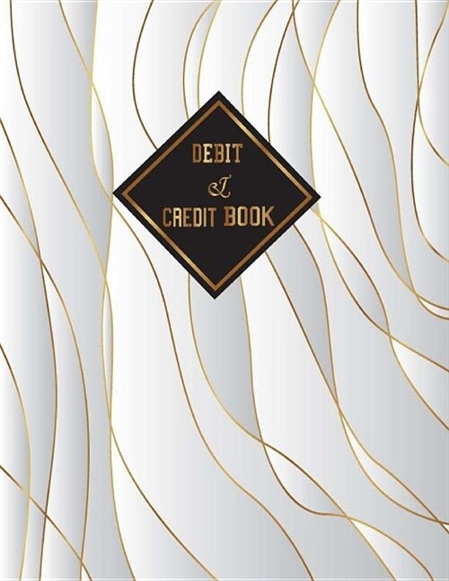 Debit & Credit Book: Simple Accounting Journal Entries Record Book with Column for Date, Description, Reference, Credit and Debit. Daily Bo (Paperback)