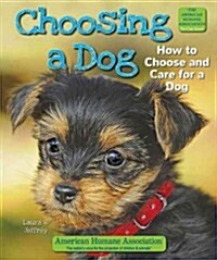 Choosing a Dog: How to Choose and Care for a Dog (Library Binding)