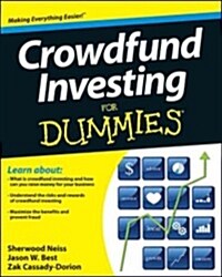 [중고] Crowdfund Investing for Dummies (Paperback)
