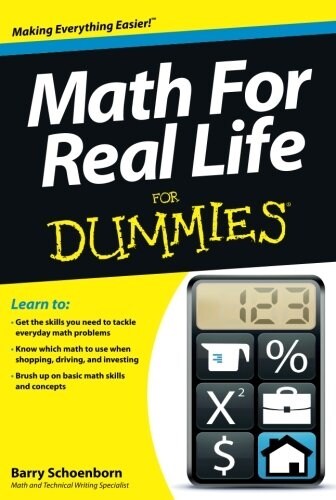 Math for Real Life for Dummies (Paperback)
