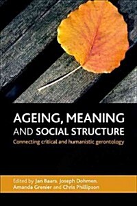 Ageing, Meaning and Social Structure : Connecting Critical and Humanistic Gerontology (Hardcover)