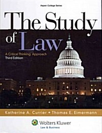 The Study of Law: A Critical Thinking Approach (Hardcover, 3)