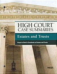 Estates and Trusts (Paperback, 4th)