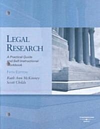Legal Research: A Practical Guide and Self-Instructional Workbook [With Book] (Paperback, 5th)