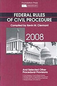 Federal Rules of Civil Procedure 2008 (Paperback)