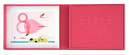 Charles Harpers Birds & Words: W Flamingo Print [With Flamingo Print] (Hardcover)