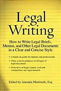 Legal Writing (Paperback)