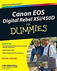 Canon EOS Digital Rebel Xsi/450d for Dummies (Paperback)