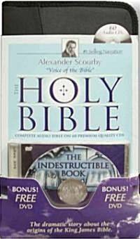 Alexander Scourby Bible-KJV [With The Indestructible Book] (Audio CD)