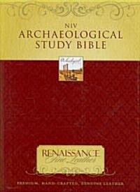 Archaeological Study Bible-NIV: An Illustrated Walk Through Biblical History and Culture (Leather)