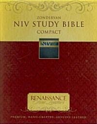 Zondervan NIV Study Bible (Hardcover, LEA, New, RE)