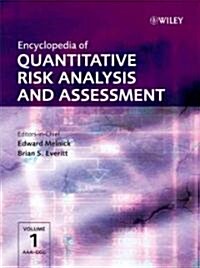 Encyclopedia of Quantitative Risk Analysis and Assessment (Hardcover)