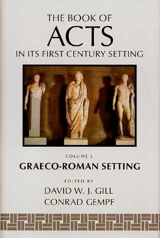 [중고] The Book of Acts in Its Graeco-Roman Setting (Hardcover)