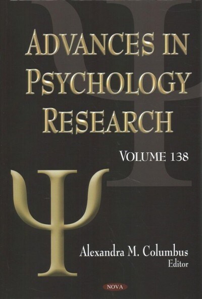 Advances in Psychology Research (Hardcover)