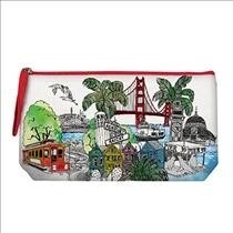 San Francisco Handmade Zip Pouch (Other)