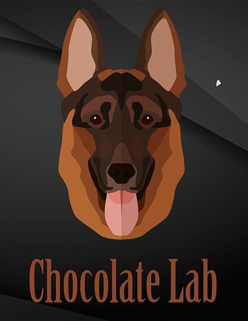 Chocolate Lab.: Song and Music Composition Jottings Drawings Black Background White Text Design - Large 8.5 x 11 inches - 110 Pages no (Paperback)