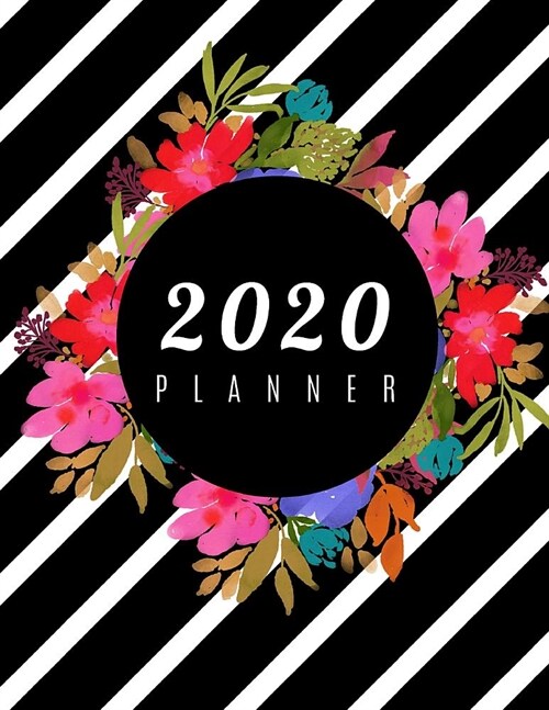 2020 Planner: January-December 2020 12-monthly Calendar Schedule Organizer with Inspirational Quotes Unique Customized Cover-Themed (Paperback)