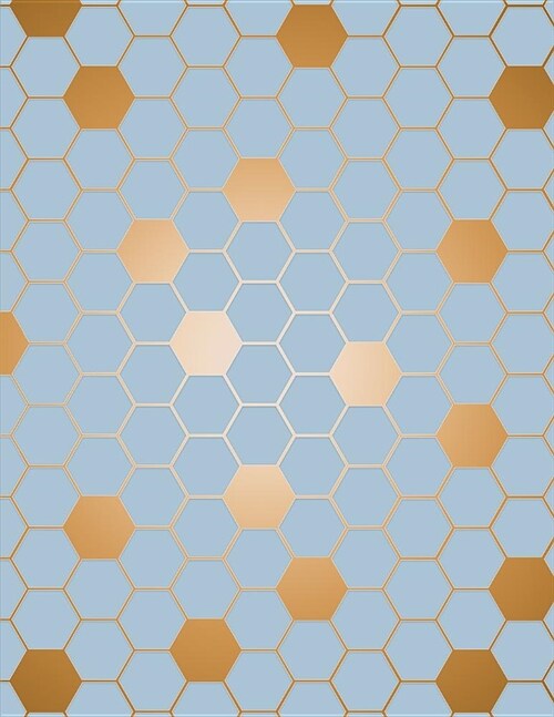 Hexagon Graph Paper Notebook: Hex Grid + College Ruled (Paperback)